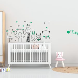 Vinilo Infantil Animales Nórdicos