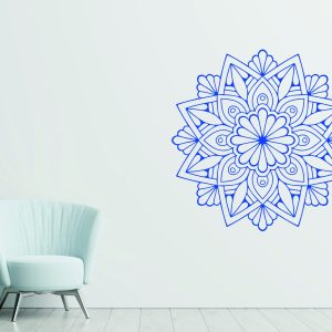 Vinilo Decorativo Pared Mandala 60x60cm Modelo A