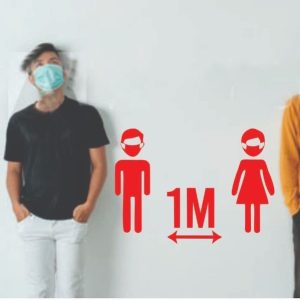 Vinilo Distancia Social Para Comercios Locales Seguridad 2