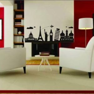Vinilo Decorativo Monumentos Emblemáticos Mural Ciudades