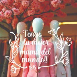 Vinilos Decorativo Vidriera Pared Día De La Madre Modelo 2