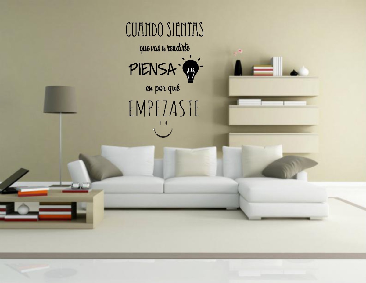 Vinilo Frase Cuando Sientas Que Vas A Decoracion 60x40cm - Imagen 3