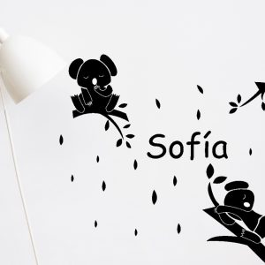 Vinilo Infantil Animales Koala Decorativo Creá Tu Vynilo