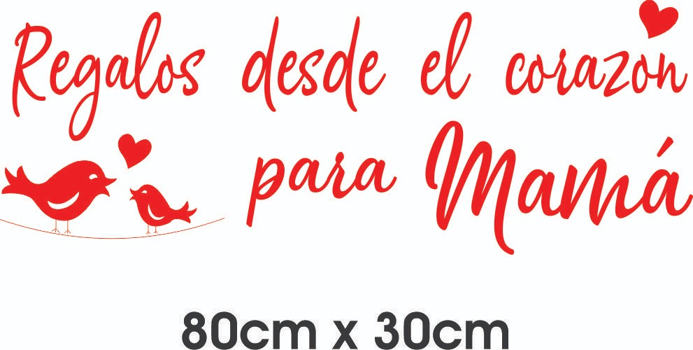 Vinilo Decoracion Vidriera Día De La Madre 5 - Imagen 9