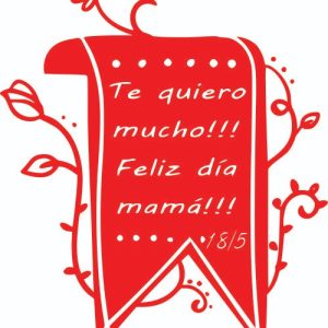 Vinilos Decorativo Vidriera Pared Día De La Madre Modelo 9