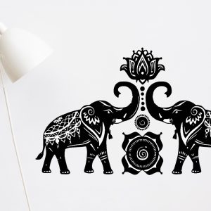 Vinilo Decorativo Pared Elefantes 1.0m.x60cm