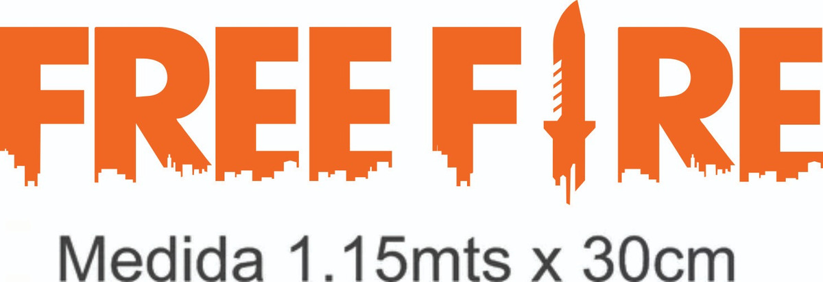 Vinilo Infantil Freefire Videojuegos Decorativo 1.15mtsx30cm - Imagen 3