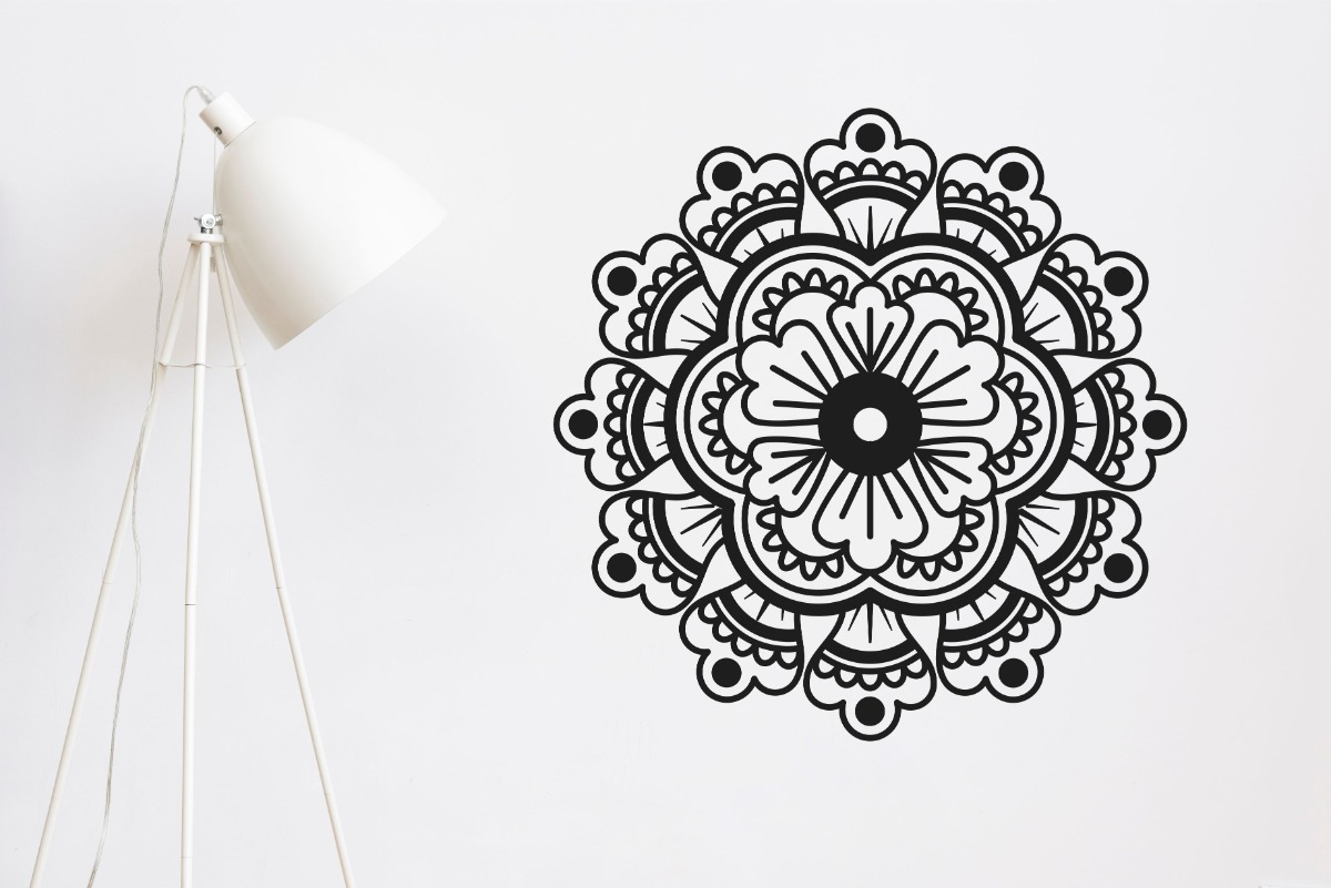 Vinilo Decorativo Pared Mandala 60x60cm Modelo F - Imagen 28
