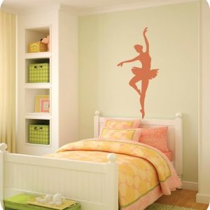 Vinilo Decorativo Infantil Bailarinas De Ballet Mural