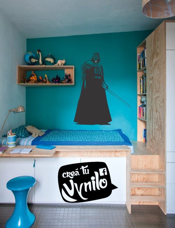 Vinilo Infantil Star Wars Darth Vader Cuerpo Entero 75cm