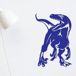 Vinilo Pared Cuarto Infantil Velociraptor 85cm X 60cm