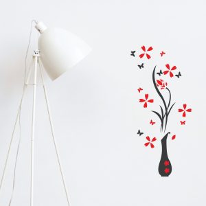 Vinilo Decorativo de corte Flores primavera