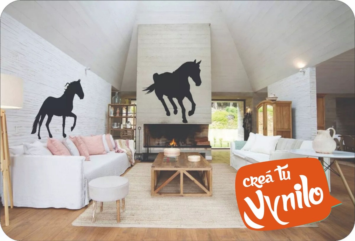 Vinilo Decorativo Caballo Silueta Medida Varia Segun Modelo - Imagen 2