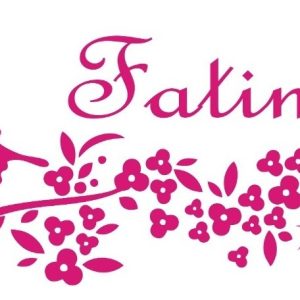 Vinilo Infantil Mariposa Decoración Personalizada Con Nombre