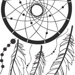 Vinilo Decorativo Atrapasueño Plancha Para Armar 60cm