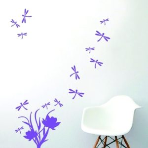 Vinilo Decorativo Infantil Libelula Plancha 40x30cm