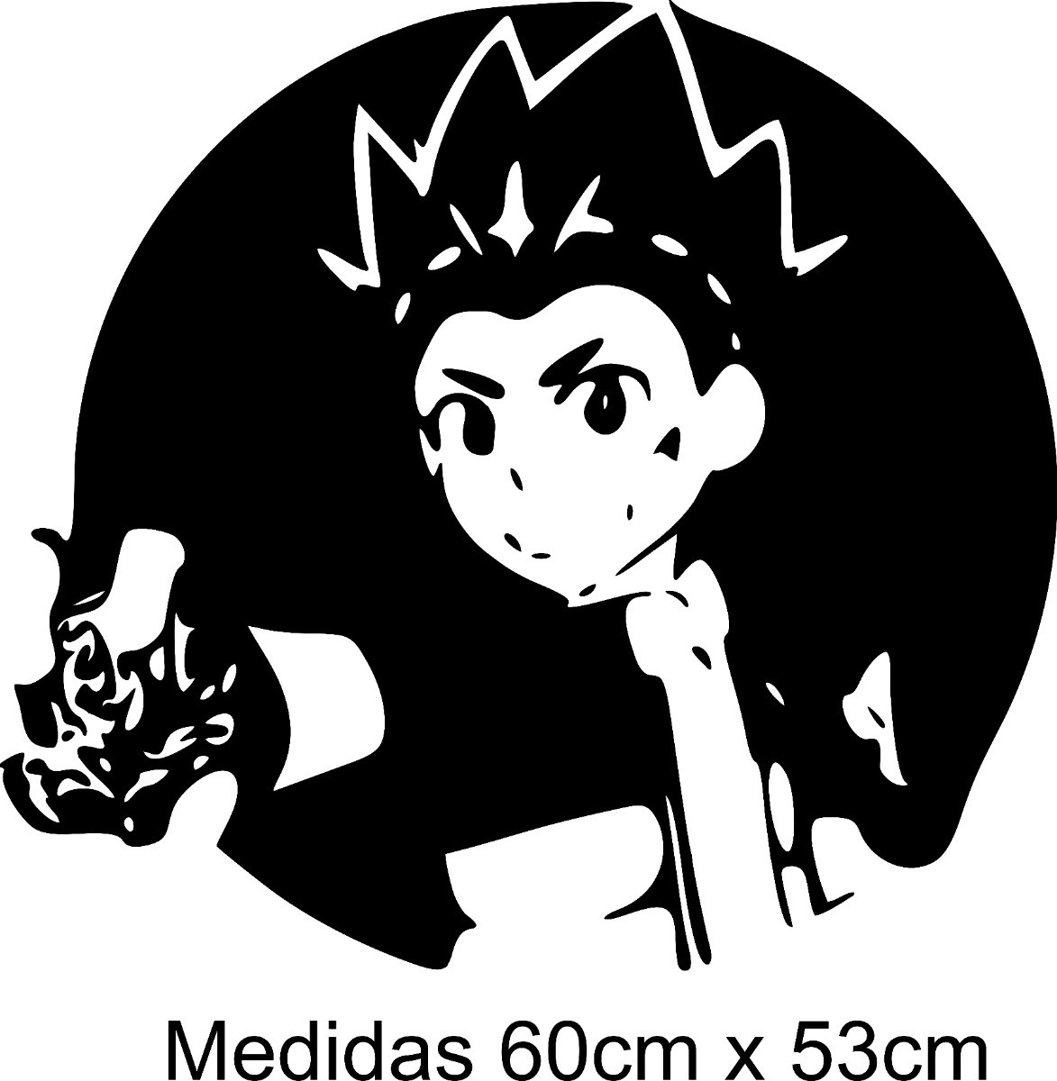 Vinilos Infantil Beyblade Decorativo Pared 60cm X 53cm - Imagen 2
