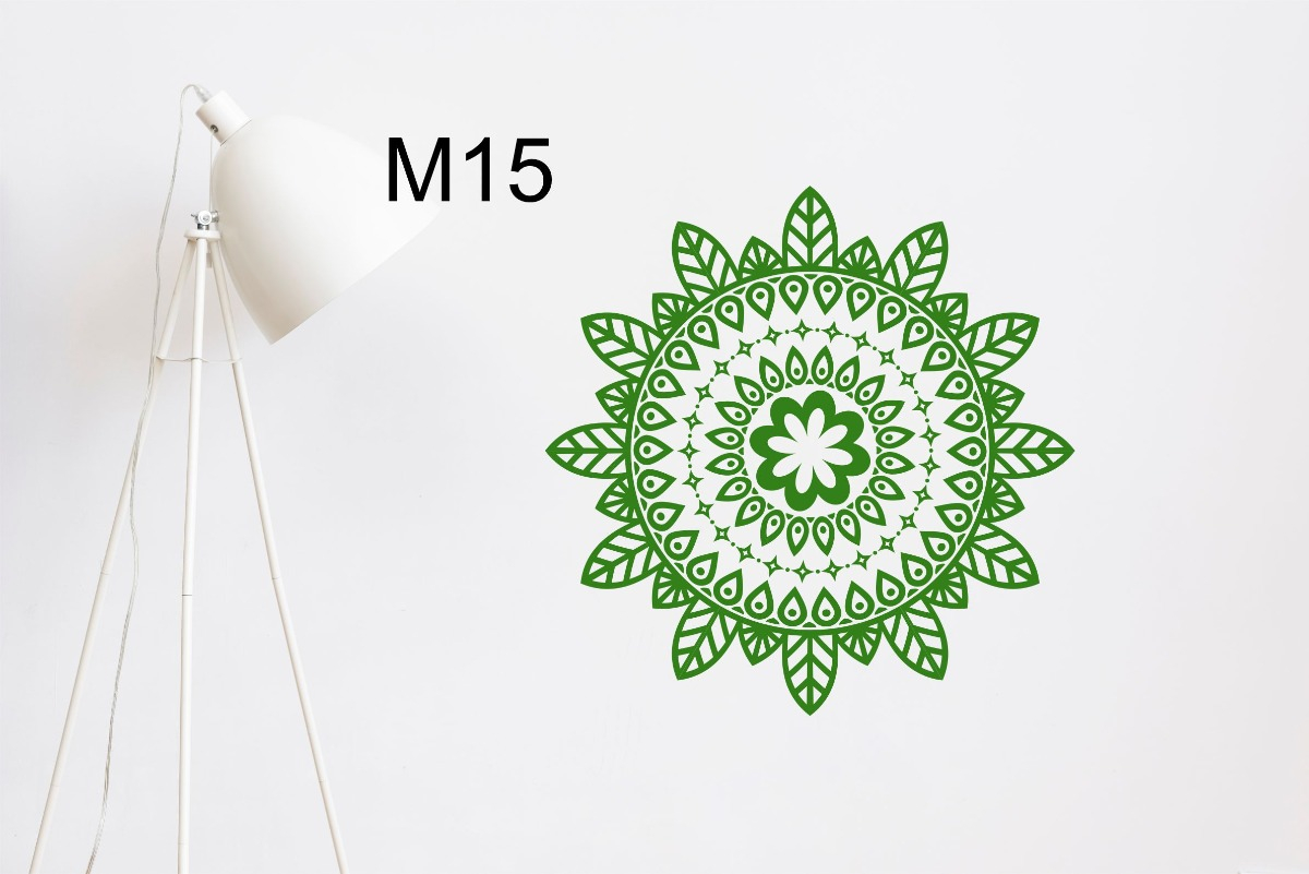 Vinilo Decorativo Mandala M15 Pared 60x60cm 16 Modelos