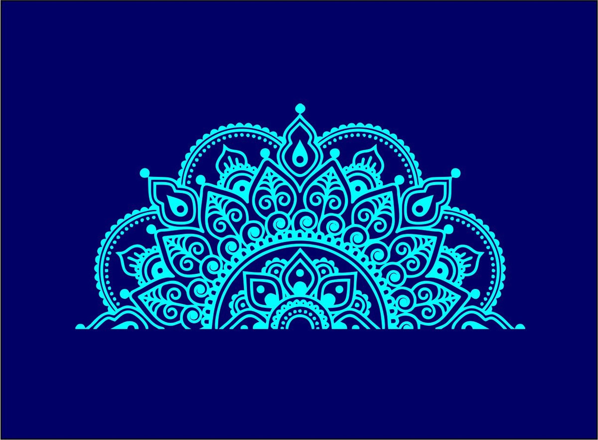 Vinilo Decorativo Pared Medio Mandala 80 Cm X 40cm - Imagen 5