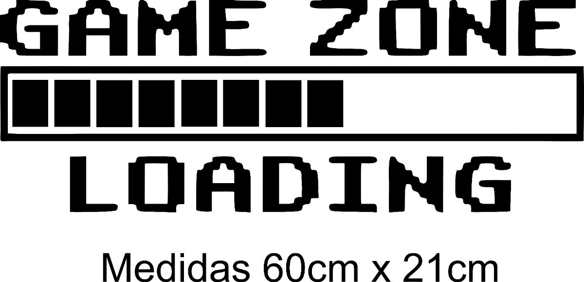 Vinilo Infantil Game Zone Videojuegos Decorativo 60cm - Imagen 2