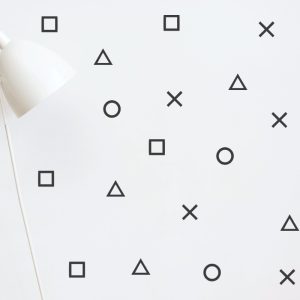 Vinilo Plancha Simbolos Playstation 40cm X 30cm