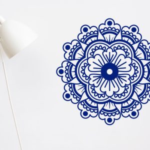 Vinilo Decorativo Pared Mandala 60x60cm Modelo F