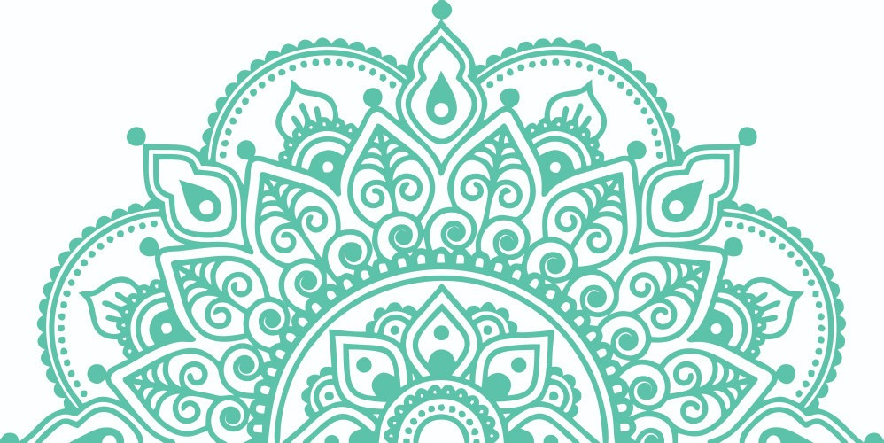 Vinilo Decorativo Pared Medio Mandala 80 Cm X 40cm - Imagen 4