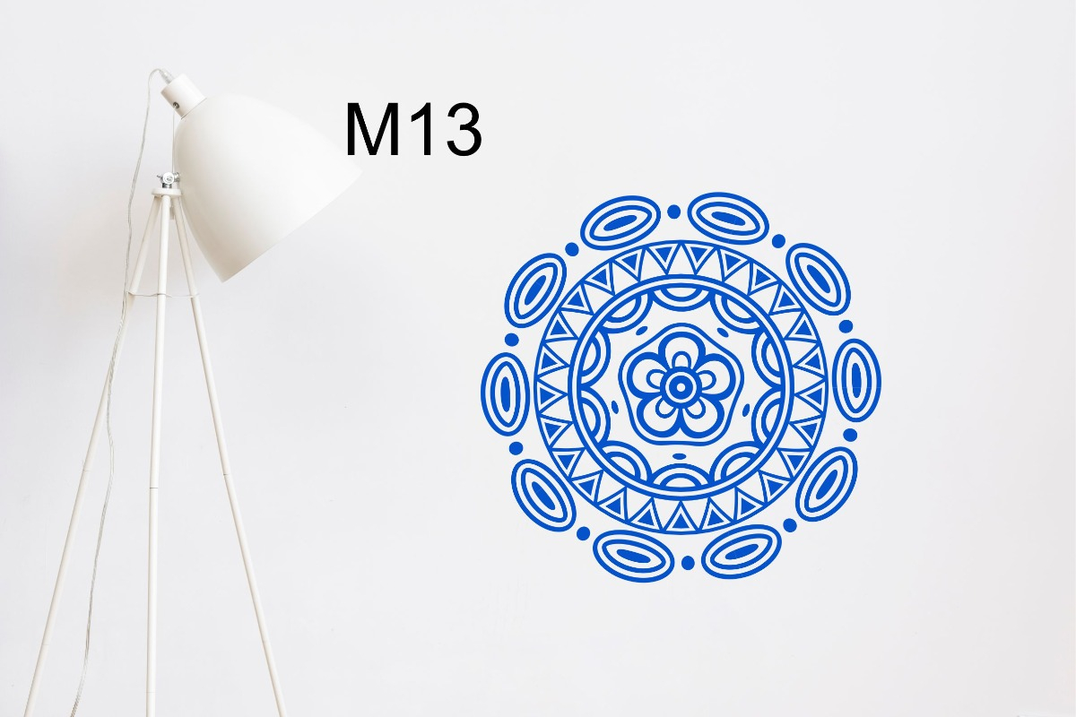 Vinilo Decorativo Mandala M13 Pared 60x60cm 16 Modelos