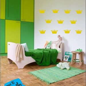 Vinilos Plancha Coronas Decorativo Infantil Cuarto