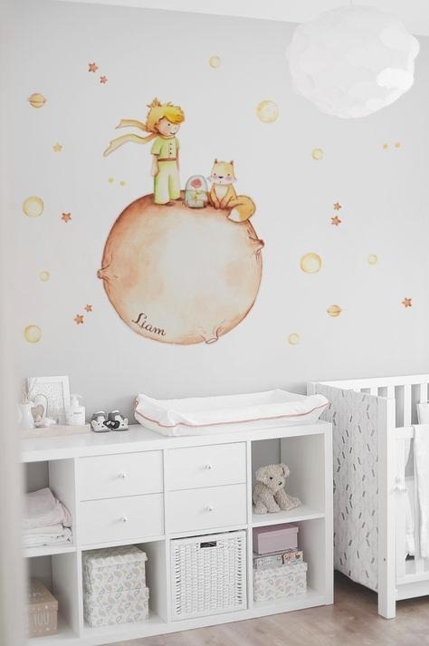 Vinilo Sticker Full color Decorativo Infantil Principito Mod.4 75x60cm - Imagen 2