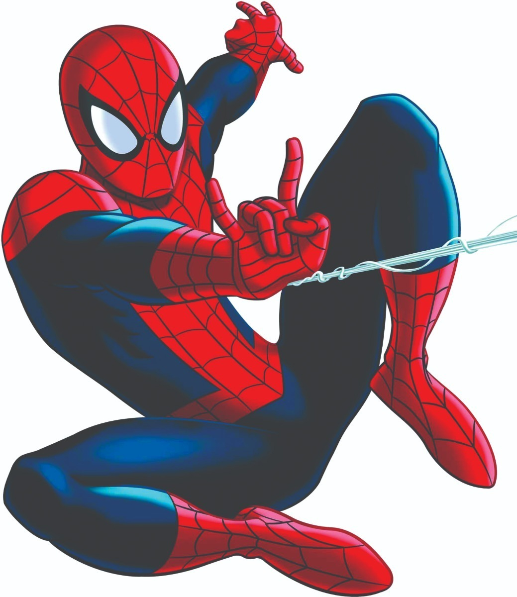 Vinilos Infantil Hombre Araña Decorativo Pared 60x52 Color