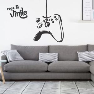 Vinilo Infantil Joystick Xbox Videojuegos Decorativo 90x60cm