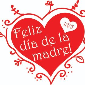 Vinilos Decorativo Vidriera Pared Día De La Madre Modelo 4