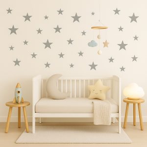 Vinilo Estrellas Plancha 25 Unidades En 2 Tamaños