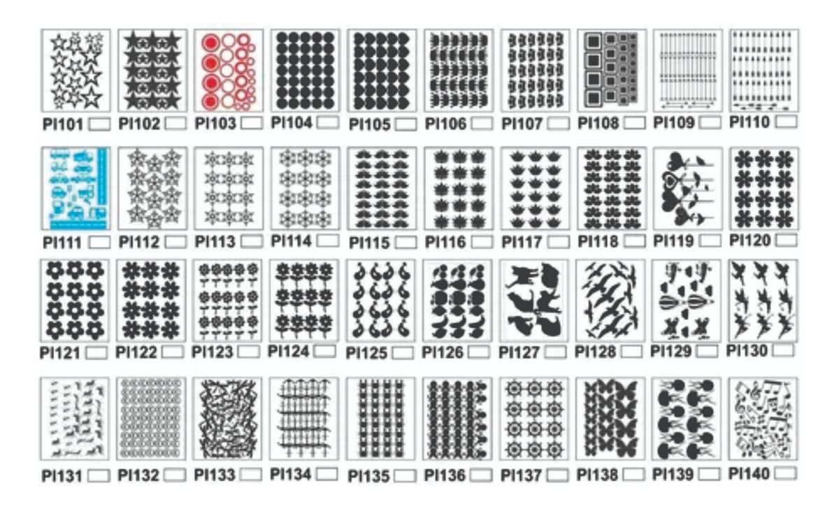 Vinilo Plancha Triángulos Grandes Decorativo Creátuvynilo - Imagen 2