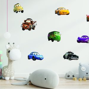 Vinilo Infantil Cars Color Decorativo Plancha 60cm