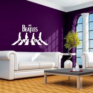 Vinilo Decorativo Musica The Beatles M2. 1.05mts