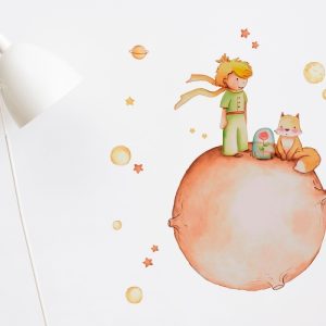 Vinilo Decorativo Infantil Principito Mod.4 75x60cm