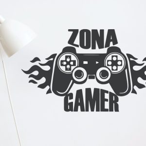 Vinilo Controles Playstation Zona Gamer 60cm X 35cm