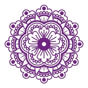 Vinilo Decorativo Pared Mandala 60x60cm Modelo F