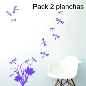 Vinilo Infantil Libelula Decorativo Plancha 40x30cm