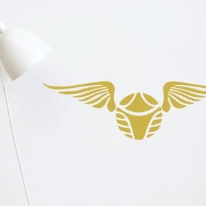 Vinilo Infantil Harry Potter Snitch Dorada 60cm X 18cm