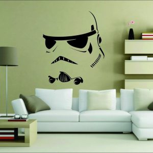 Vinilo Infantil Star Wars Cara Clones Decorativo 60cm