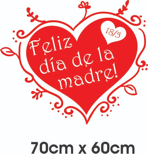 Vinilos Decorativo Vidriera Pared Día De La Madre Modelo 4 - Imagen 6