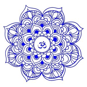 Vinilo Pared Mandala Decorativo 60x60cm Modelo C