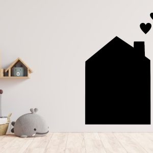 Vinilo Pizarra Casa Infantil 60cm X 45cm Decorativo