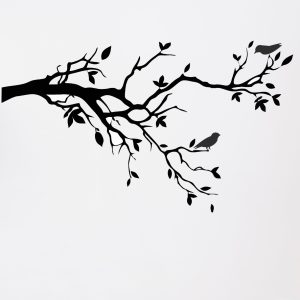 Vinilo Rama Pajaros Decoracion Hogar Plancha 1m.x60cm.