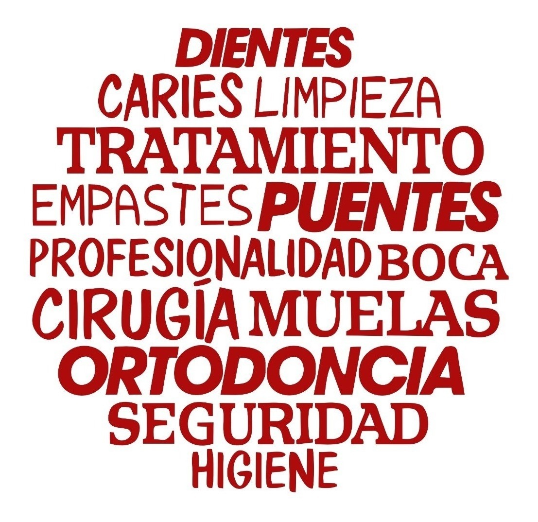 Vinilo Dentista Odontologo Círculo Dental 60x60cm