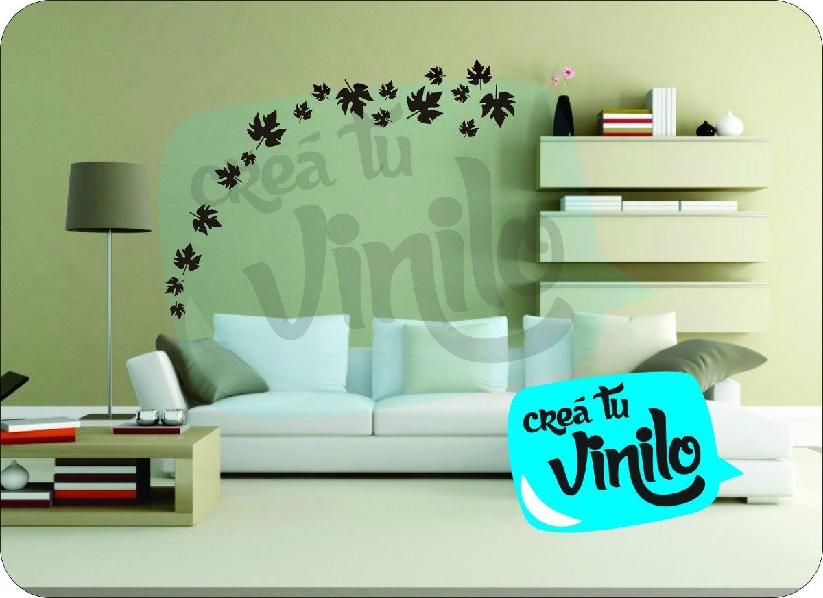 Vinilo Plancha Hojas Otoño Decorativo 40x30cm - Imagen 7