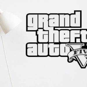 Vinilo Infantil Gta V Videojuegos Decorativo Mural 75cm